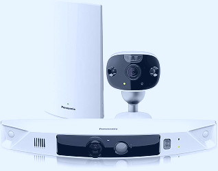 Amazon.com : Panasonic HomeHawk Outdoor Wireless Smart Home Security  Camera, Wide Angle View, Color Night Vision, 2-Way Talk, Works with Alexa &  Google Assistant, 2 Camera Kit (KX-HN7002W) : Electronics